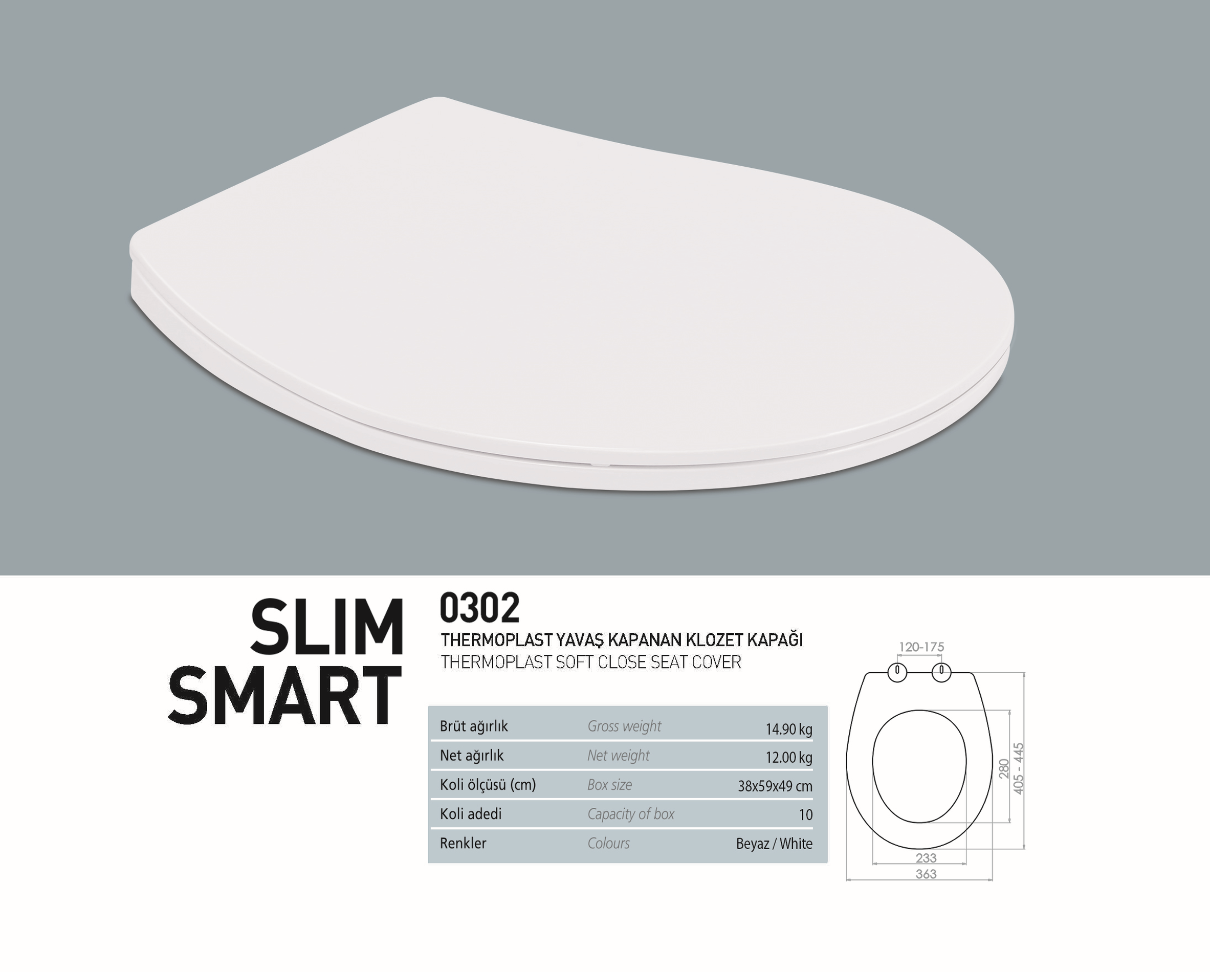 NKP SLİM SMART KLOZET KAPAĞI